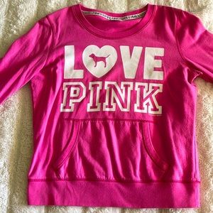 Pink sweatshirt